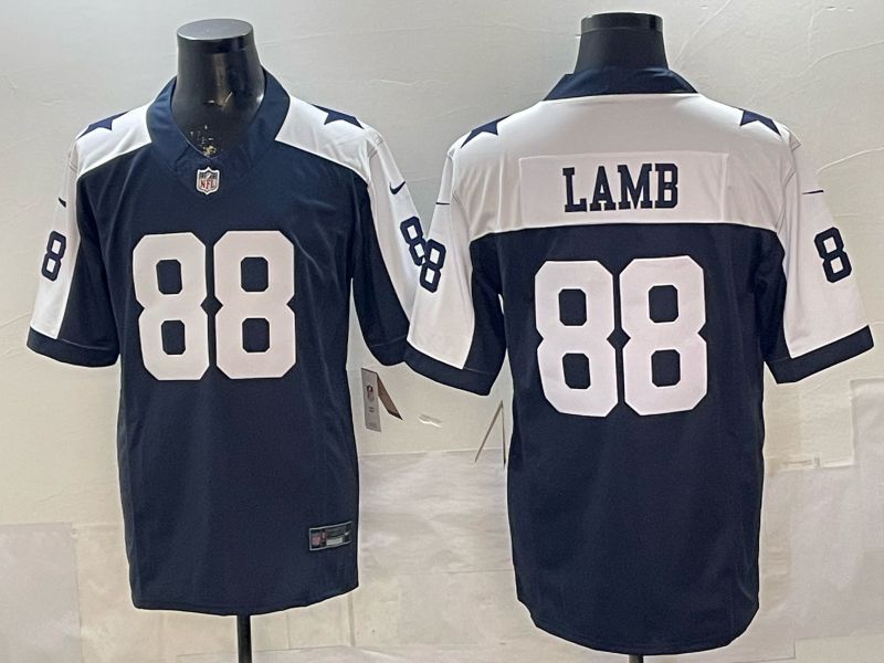 Men 2026 Dallas Cowboys #88 Lamb Blue 3th generations Nike Limited NFL Jersey style 08->dallas cowboys->NFL Jersey